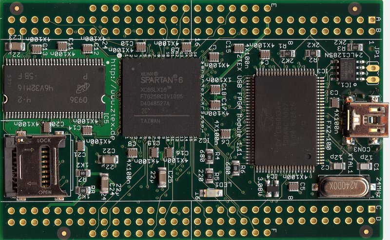 Spartan 6 USB-FPGA-Module 1.11