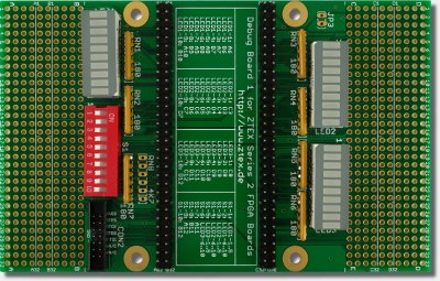 Debug Board for ZTEX Series 2 FPGA Boards