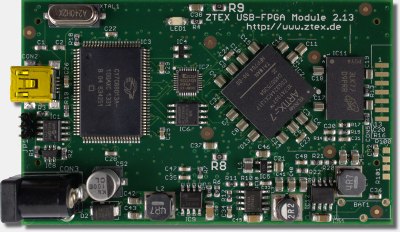 ZTEX FPGA-Board mit Artix 7, DDR3 SDRAM und USB 2.0