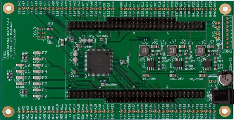 Analog-Experimentier-Board 1.10 für USB-FPGA-Boards