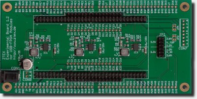 USB-FPGA Module Experimental Board 1.2 for USB-FPGA Modules 1.*