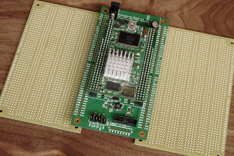 Spartan 6 LX45 bis LX150 USB-FPGA-Modul 1.15 mit Experimentierboard und zwei Erweiterungsboards
