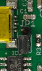 ZTEX USB-FPGA-Modul 2.01: JP1 geschlossen