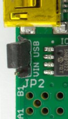 ZTEX USB-FPGA-Modul 2.01: JP2: Stromversorgung vom USB