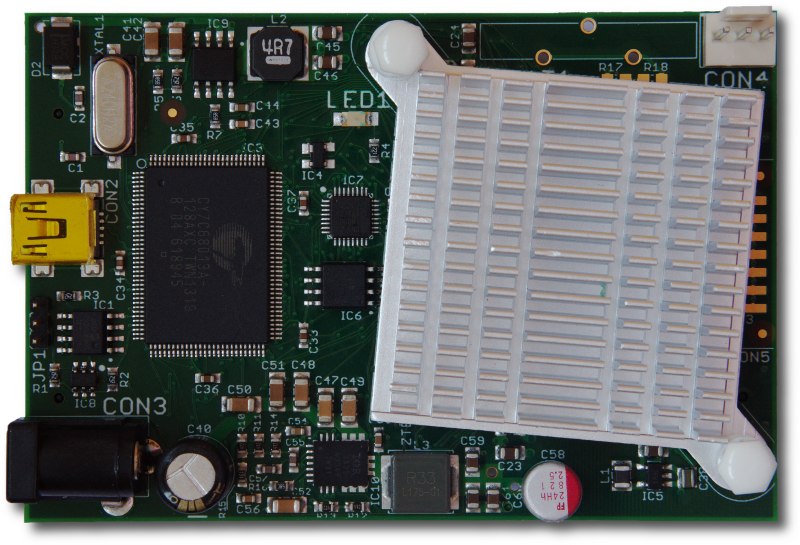ZTEX FPGA-Board mit Artix 7 XC7A200T mit Kühlkörper